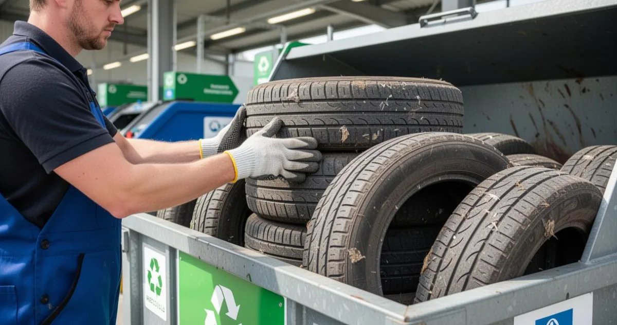 Économie circulaire et pneus : les étapes clés du processus de traitement des déchets – image 2