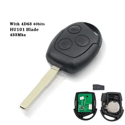 Clé télécommande 3 boutons, 433 MHz, boîtier ABS – image 2