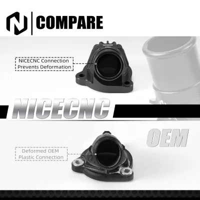 Couvercle de thermostat moto en aluminium – image 2