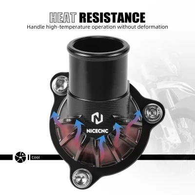 Couvercle de thermostat moto en aluminium – image 3