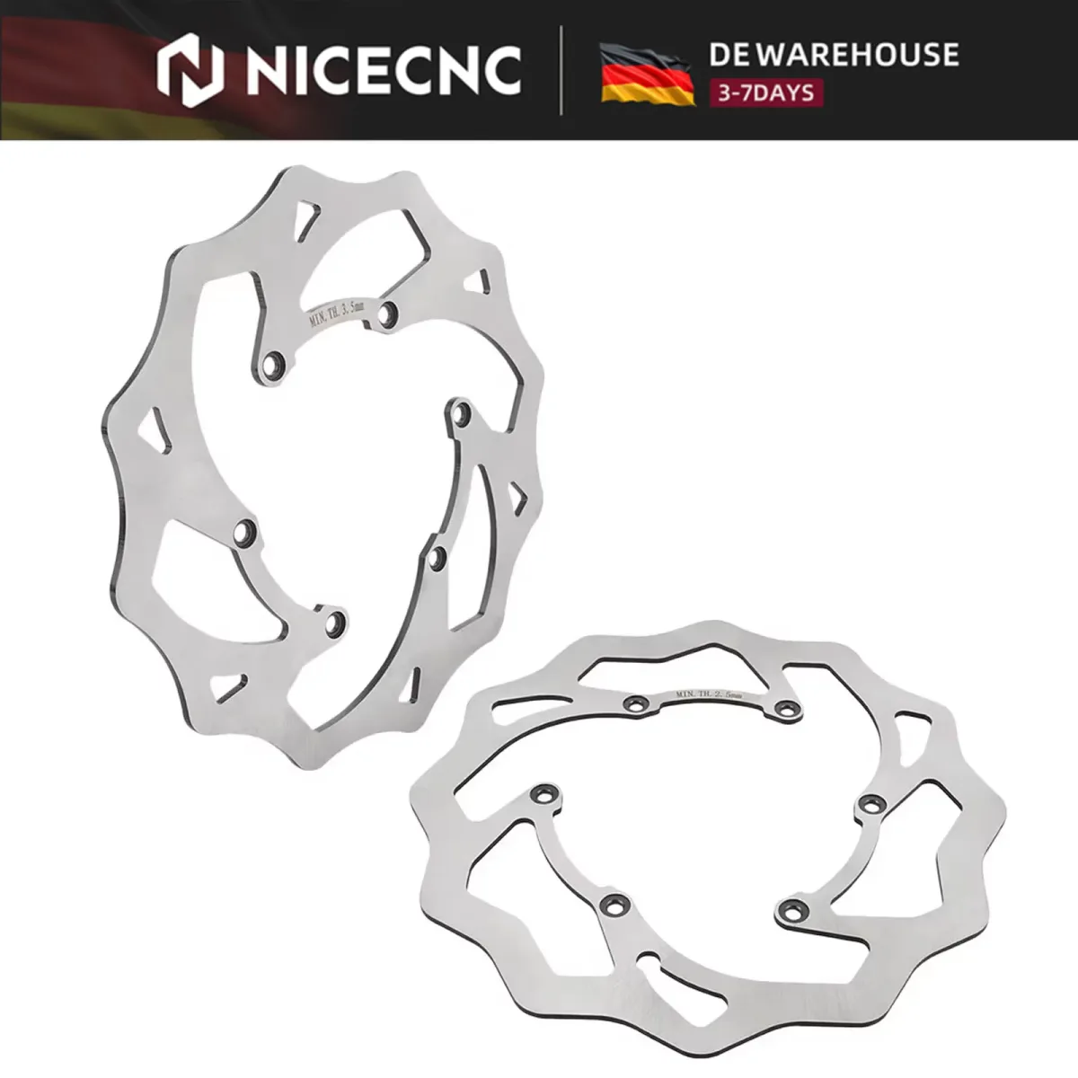 Disque de frein moto en acier inoxydable