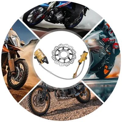 Frein à disque hydraulique arrière moto 125 cm3 – image 3