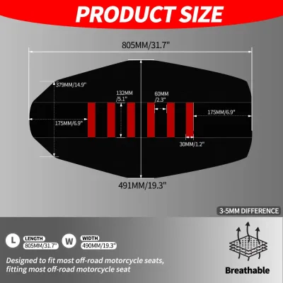Housse de selle moto en PVC imperméable – image 2