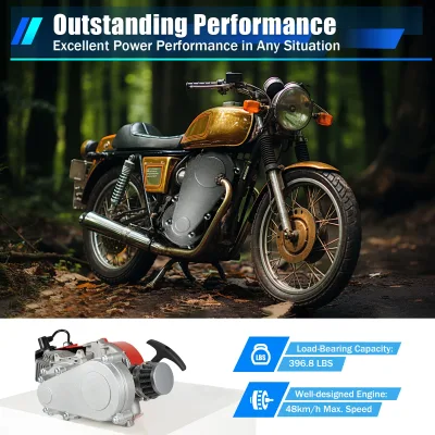 Moteur 2 temps 49CC à refroidissement par air – image 2