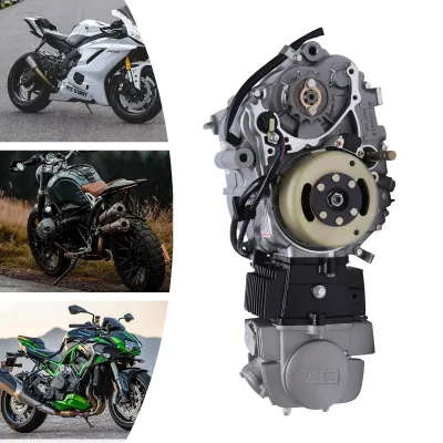 Moteur 4 temps 125 cm³ essence, moto hors route – image 3
