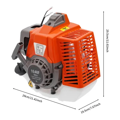 Moteur à essence 2 temps 63 cm³ rouge, 2,2 kW – image 3