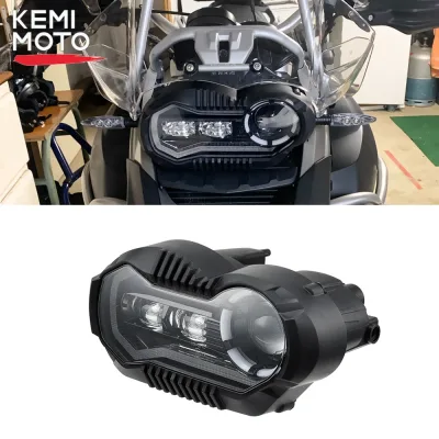 Phare à LED avec projecteur pour moto