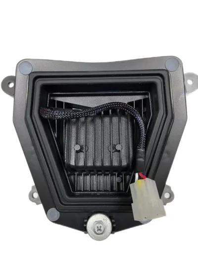 Phare avant LED de moto, route et croisement – image 3