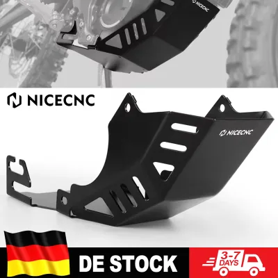 Protection de châssis moteur en aluminium noir