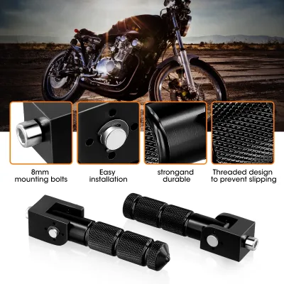 Repose-pieds de moto pliables en aluminium – image 3
