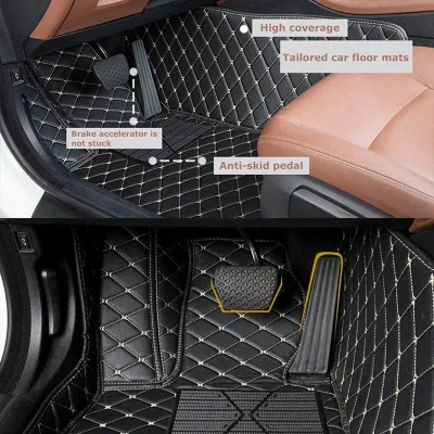 Tapis de sol 3D en TPE, bords surélevés, 5 places – image 2