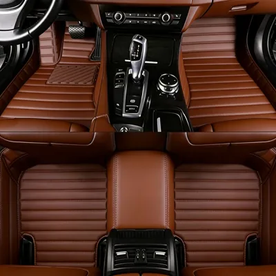 Tapis de sol voiture simili cuir, jeu complet